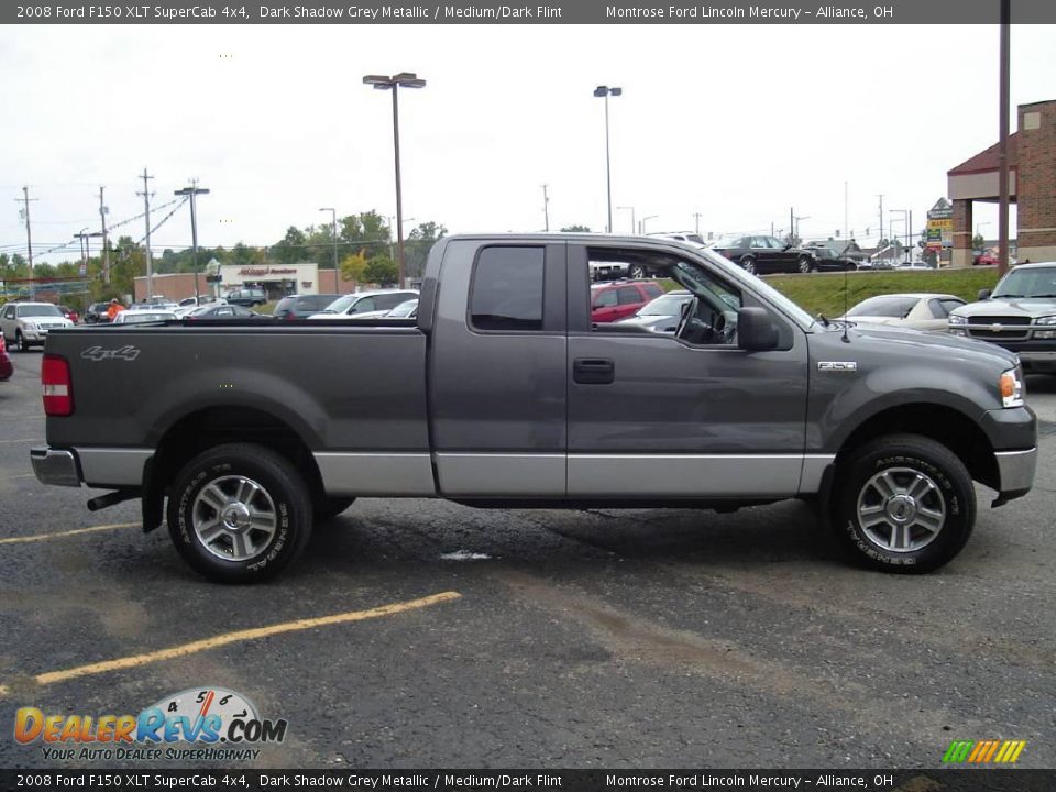 2008 Ford F150 XLT SuperCab 4x4 Dark Shadow Grey Metallic / Medium/Dark Flint Photo #6