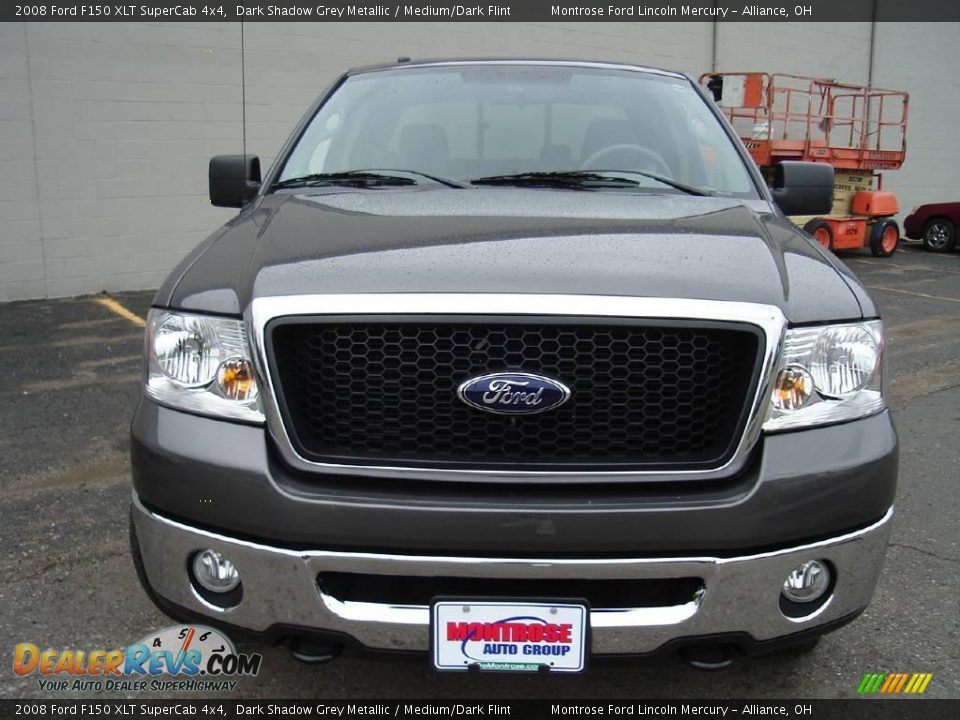 2008 Ford F150 XLT SuperCab 4x4 Dark Shadow Grey Metallic / Medium/Dark Flint Photo #8