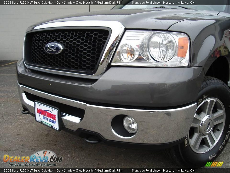 2008 Ford F150 XLT SuperCab 4x4 Dark Shadow Grey Metallic / Medium/Dark Flint Photo #9