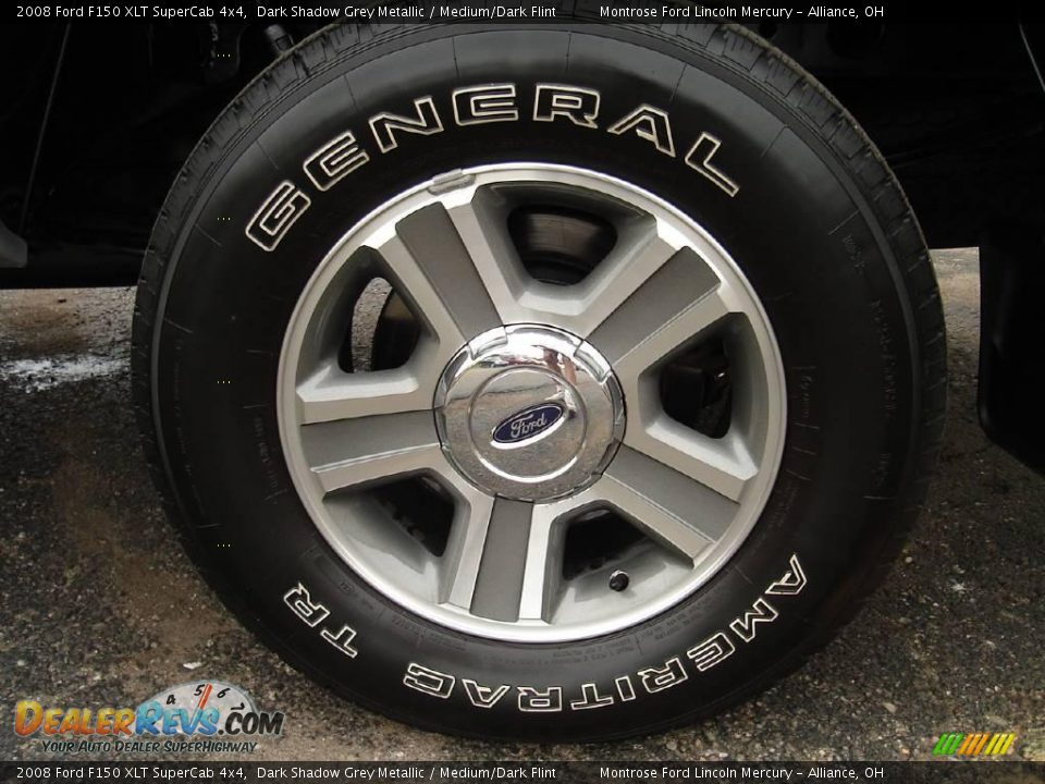 2008 Ford F150 XLT SuperCab 4x4 Dark Shadow Grey Metallic / Medium/Dark Flint Photo #11