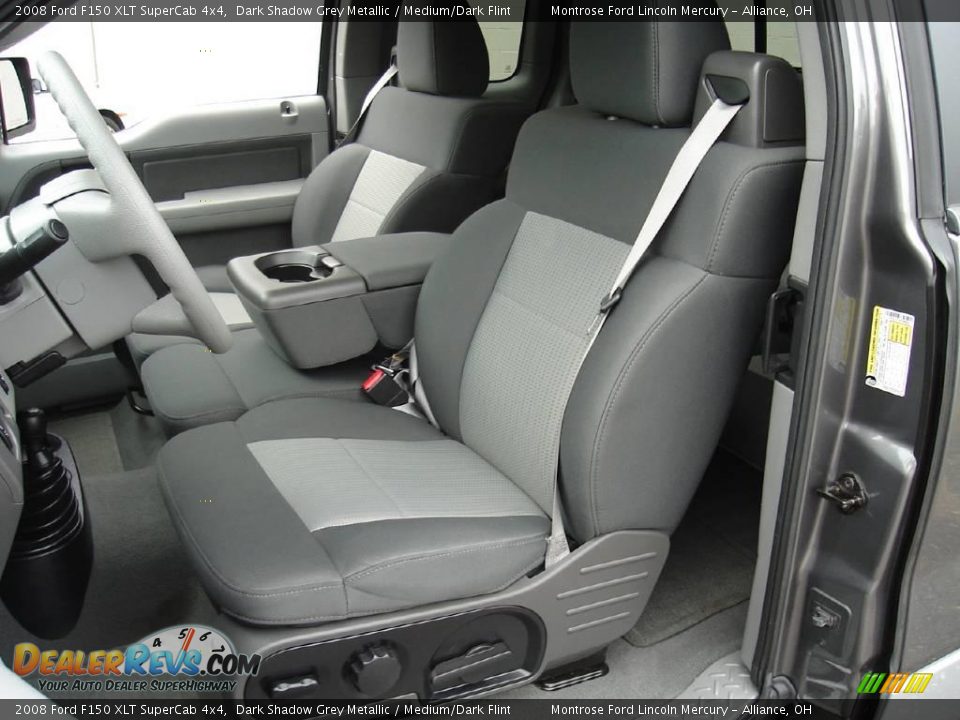 2008 Ford F150 XLT SuperCab 4x4 Dark Shadow Grey Metallic / Medium/Dark Flint Photo #16