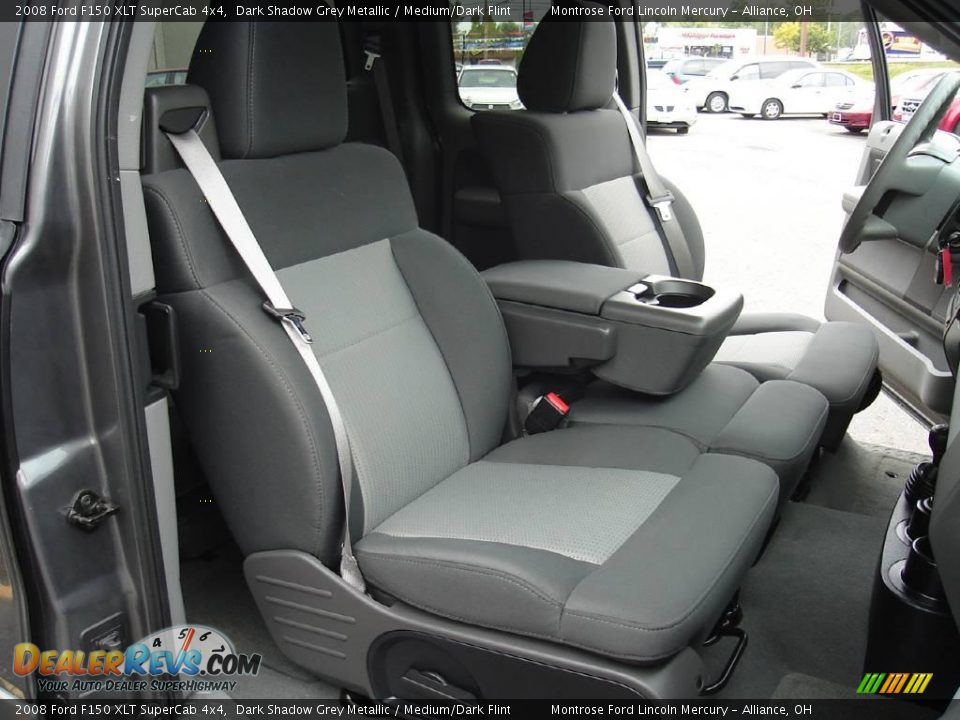 2008 Ford F150 XLT SuperCab 4x4 Dark Shadow Grey Metallic / Medium/Dark Flint Photo #17