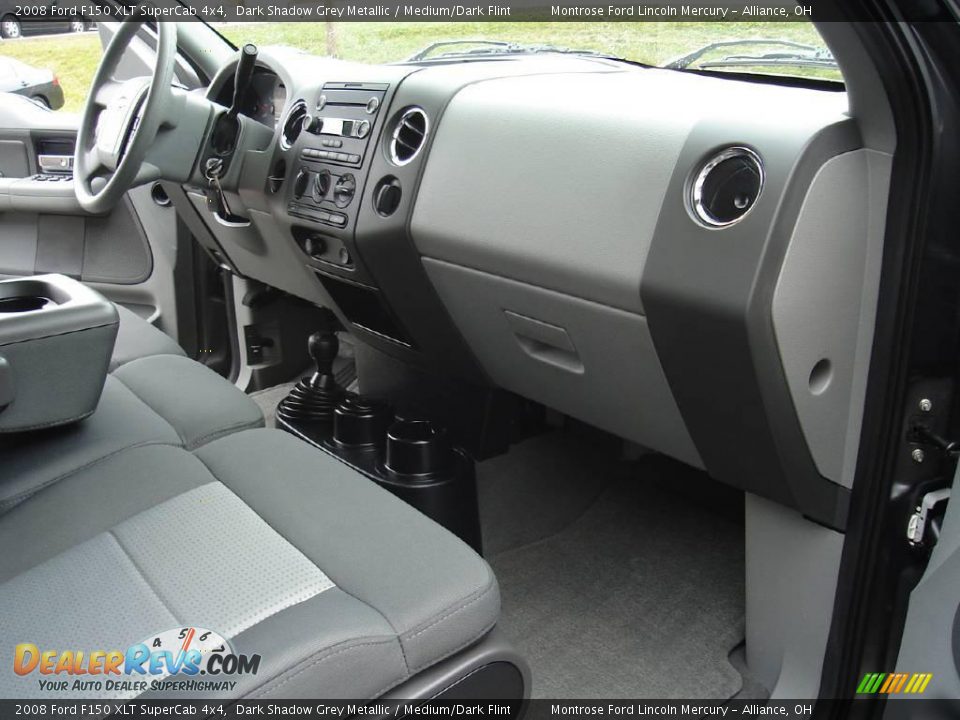 2008 Ford F150 XLT SuperCab 4x4 Dark Shadow Grey Metallic / Medium/Dark Flint Photo #21