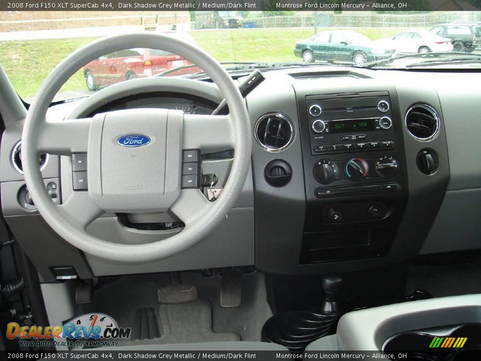 2008 Ford F150 XLT SuperCab 4x4 Dark Shadow Grey Metallic / Medium/Dark Flint Photo #23