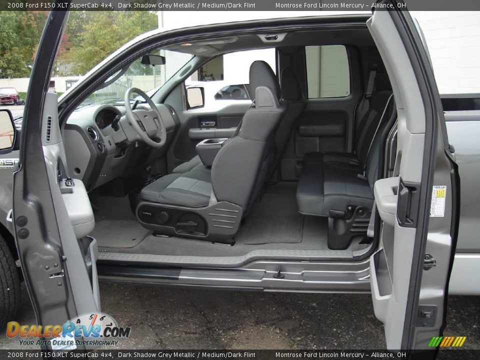 2008 Ford F150 XLT SuperCab 4x4 Dark Shadow Grey Metallic / Medium/Dark Flint Photo #24