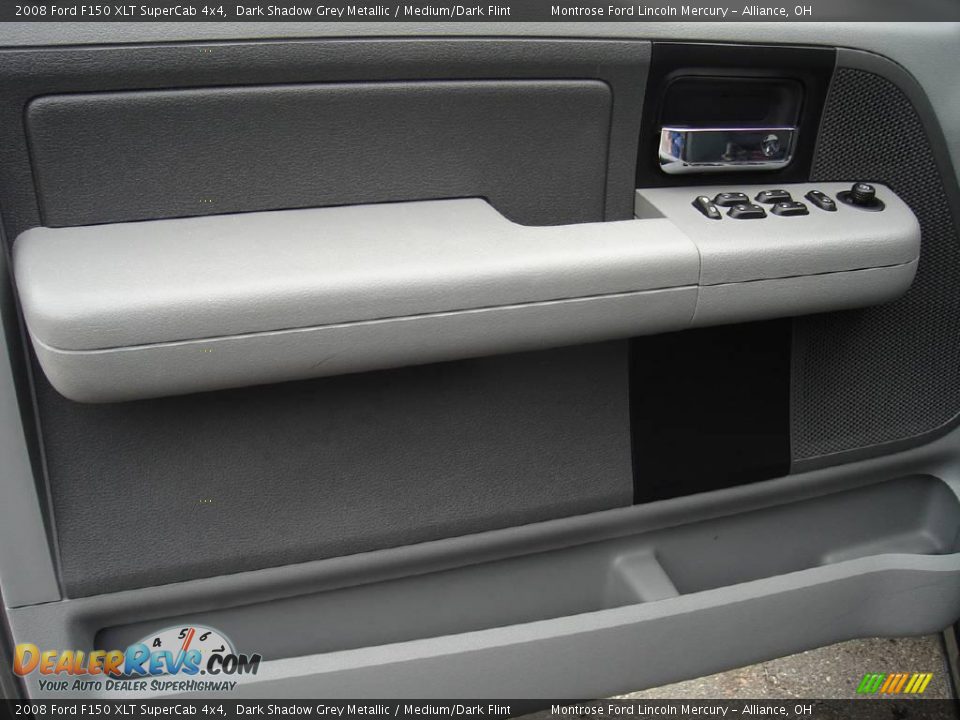 2008 Ford F150 XLT SuperCab 4x4 Dark Shadow Grey Metallic / Medium/Dark Flint Photo #25