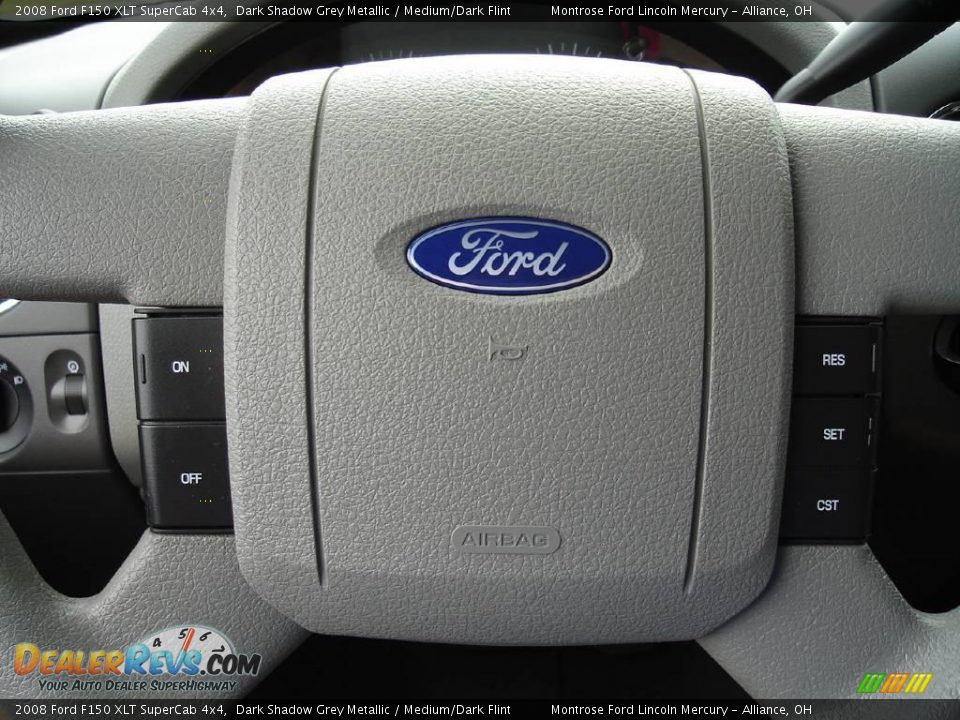 2008 Ford F150 XLT SuperCab 4x4 Dark Shadow Grey Metallic / Medium/Dark Flint Photo #30