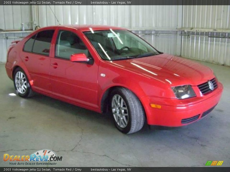 2003 Volkswagen Jetta GLI Sedan Tornado Red / Grey Photo #1