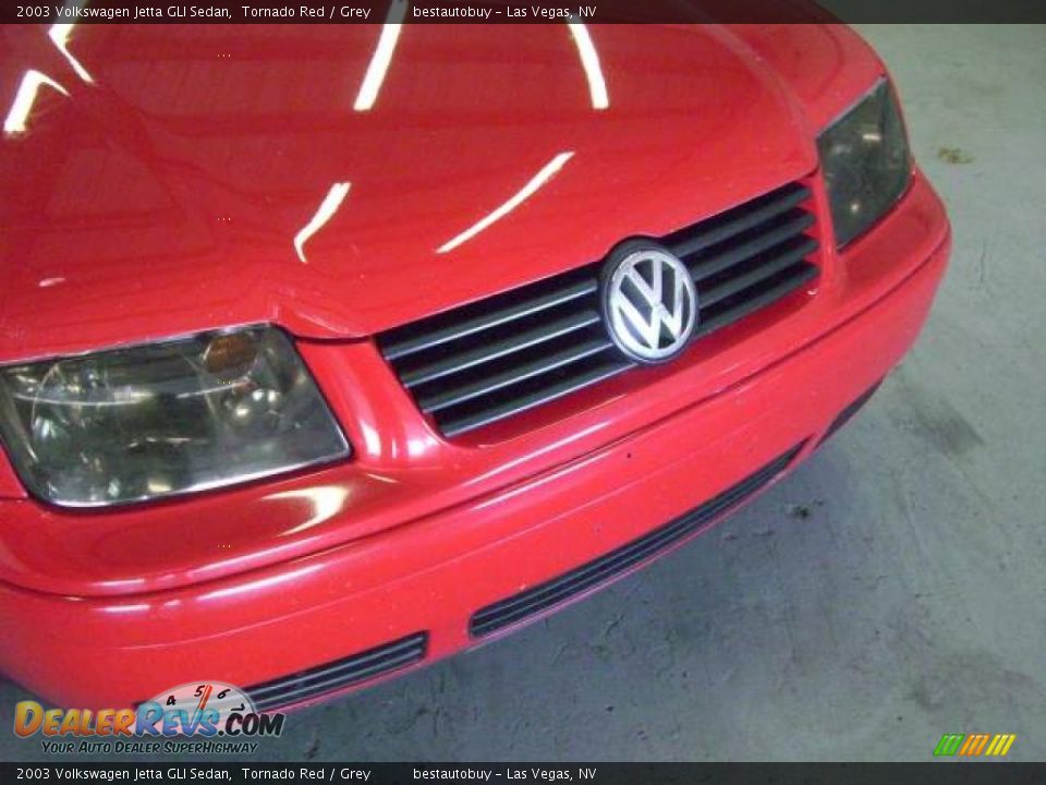 2003 Volkswagen Jetta GLI Sedan Tornado Red / Grey Photo #10