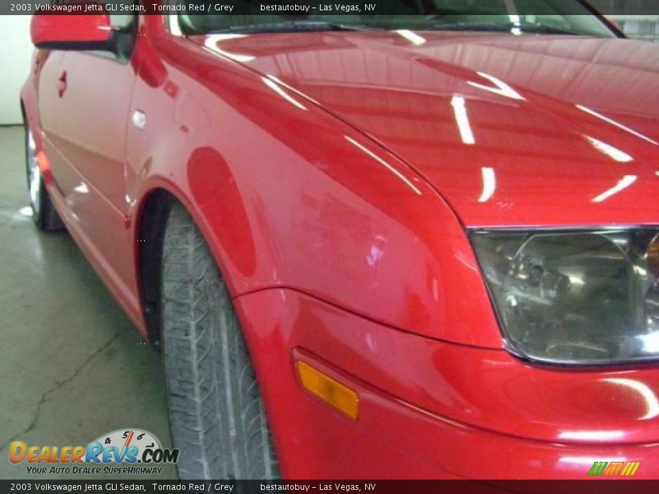 2003 Volkswagen Jetta GLI Sedan Tornado Red / Grey Photo #11
