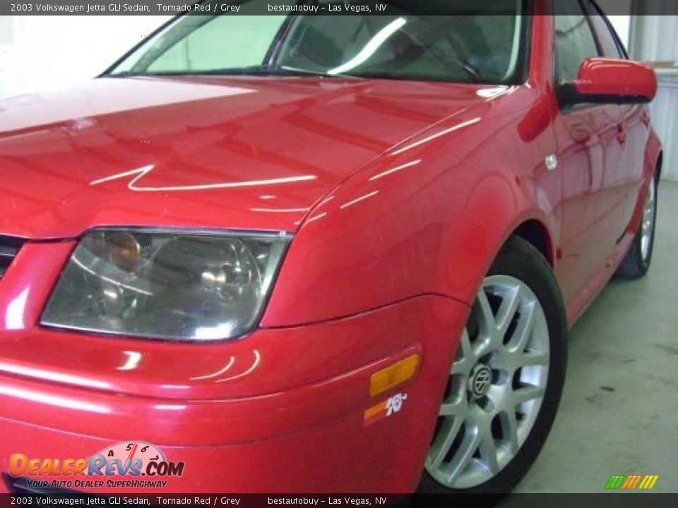 2003 Volkswagen Jetta GLI Sedan Tornado Red / Grey Photo #12