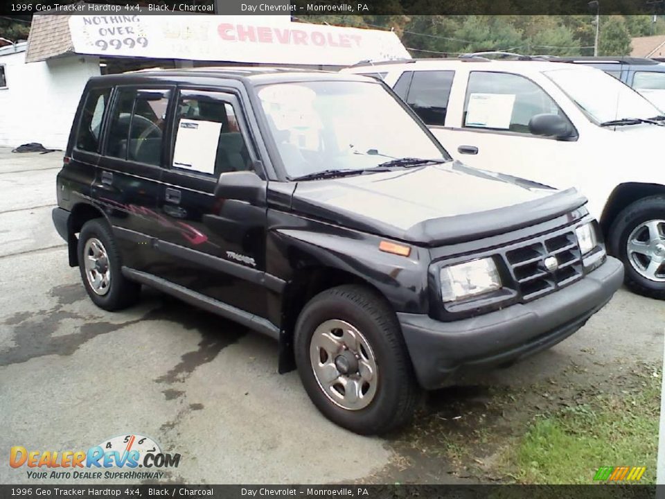 1996 Geo Tracker Hardtop 4x4 Black / Charcoal Photo #1