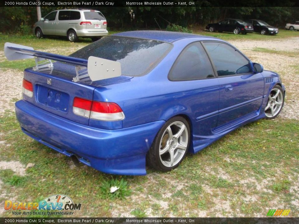 2000 Honda civic si electron blue #2