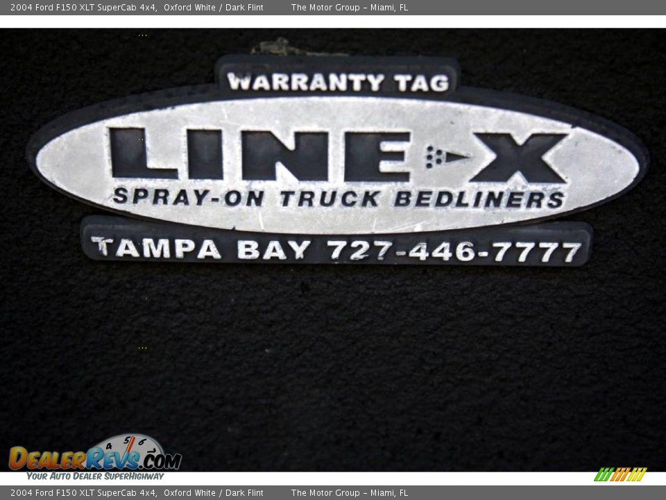 2004 Ford F150 XLT SuperCab 4x4 Oxford White / Dark Flint Photo #24