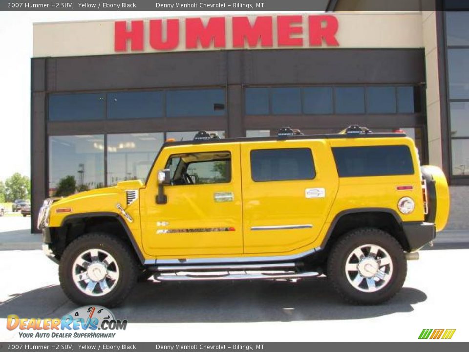 2007 Hummer H2 SUV Yellow / Ebony Black Photo #1