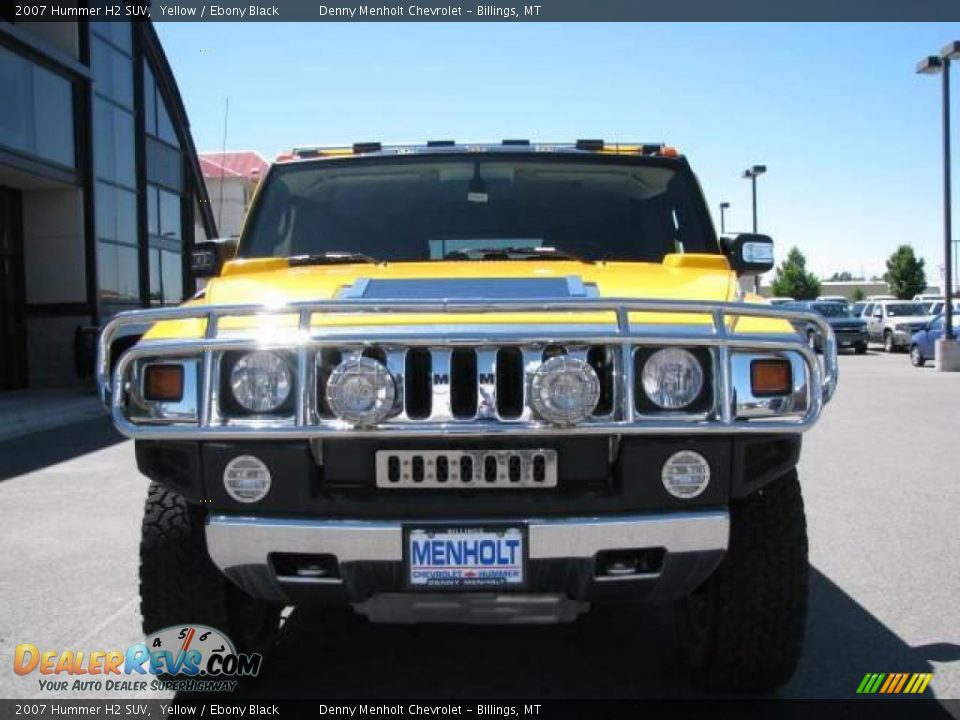 2007 Hummer H2 SUV Yellow / Ebony Black Photo #3