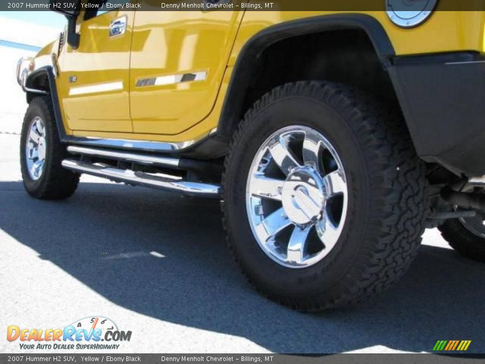2007 Hummer H2 SUV Yellow / Ebony Black Photo #7