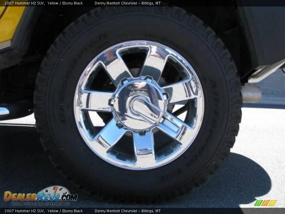 2007 Hummer H2 SUV Yellow / Ebony Black Photo #8