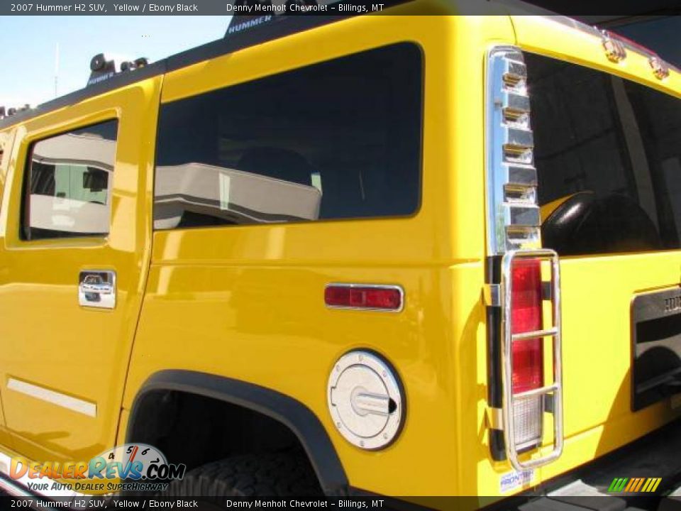 2007 Hummer H2 SUV Yellow / Ebony Black Photo #9