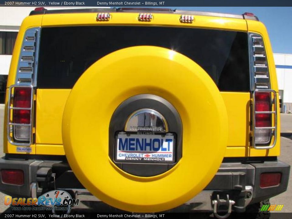 2007 Hummer H2 SUV Yellow / Ebony Black Photo #10