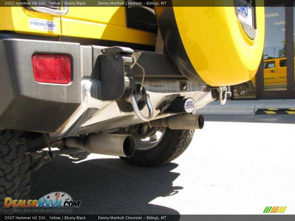 2007 Hummer H2 SUV Yellow / Ebony Black Photo #11