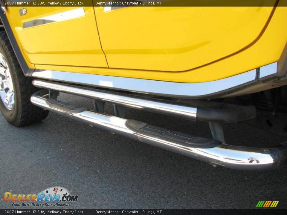 2007 Hummer H2 SUV Yellow / Ebony Black Photo #12