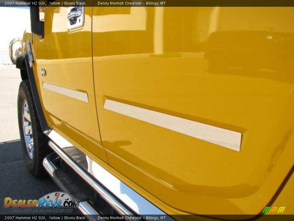 2007 Hummer H2 SUV Yellow / Ebony Black Photo #13