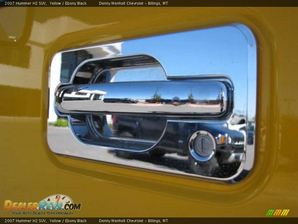 2007 Hummer H2 SUV Yellow / Ebony Black Photo #14