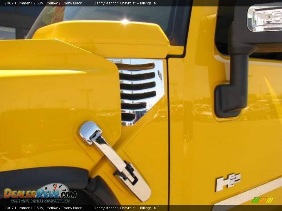 2007 Hummer H2 SUV Yellow / Ebony Black Photo #15