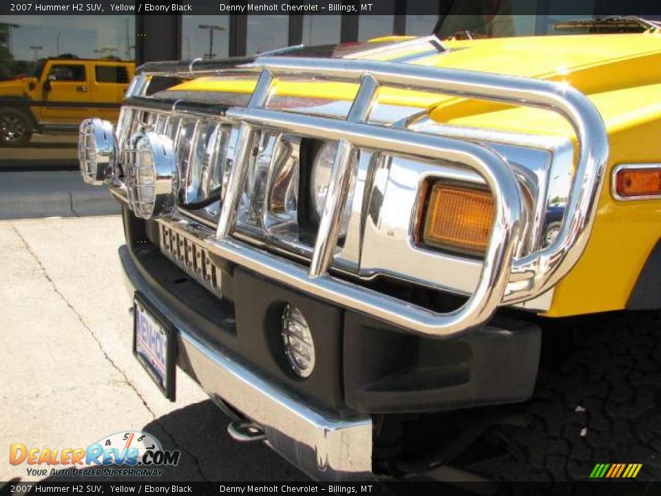 2007 Hummer H2 SUV Yellow / Ebony Black Photo #16