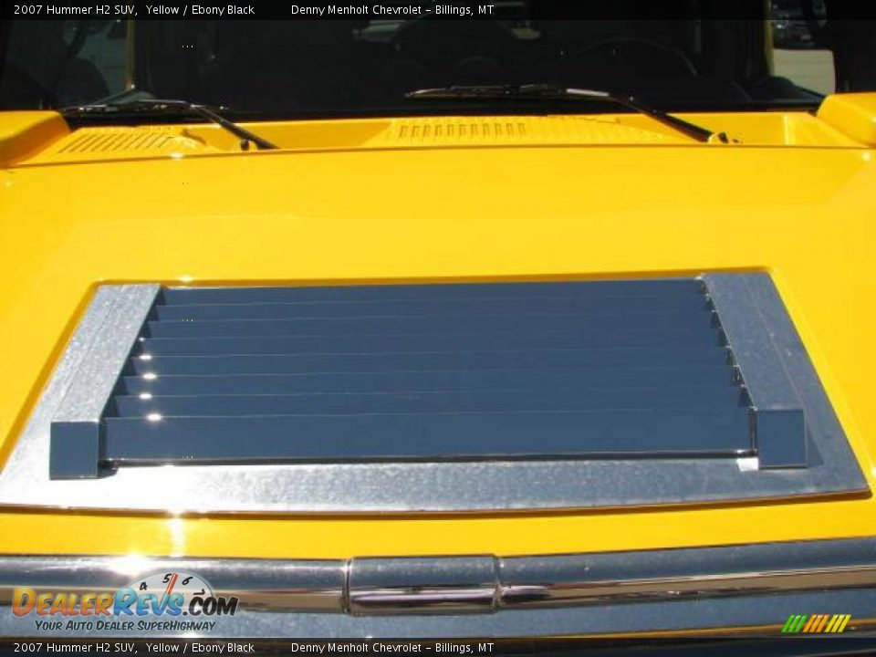2007 Hummer H2 SUV Yellow / Ebony Black Photo #18