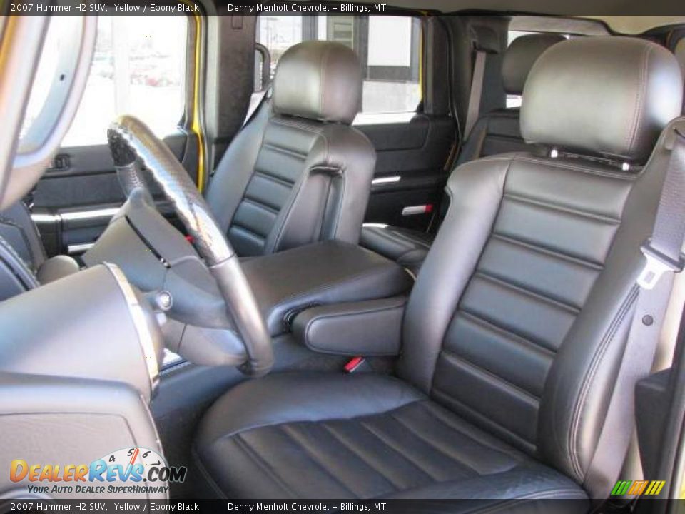 2007 Hummer H2 SUV Yellow / Ebony Black Photo #21