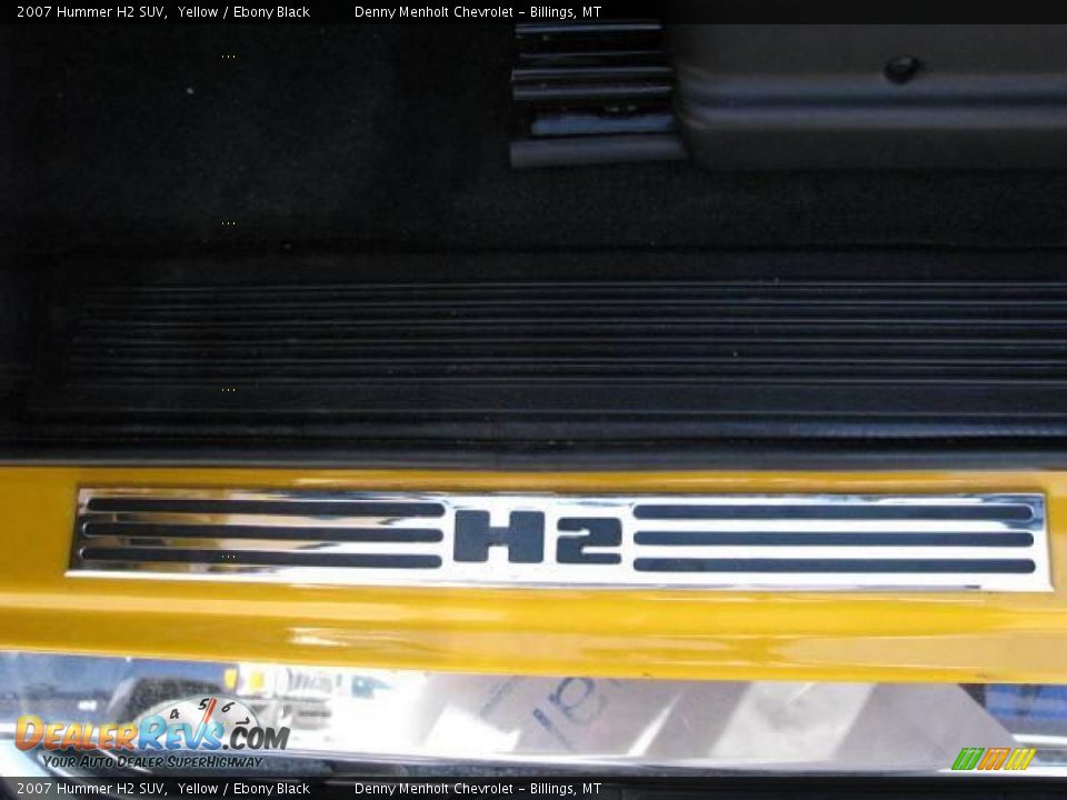 2007 Hummer H2 SUV Yellow / Ebony Black Photo #22