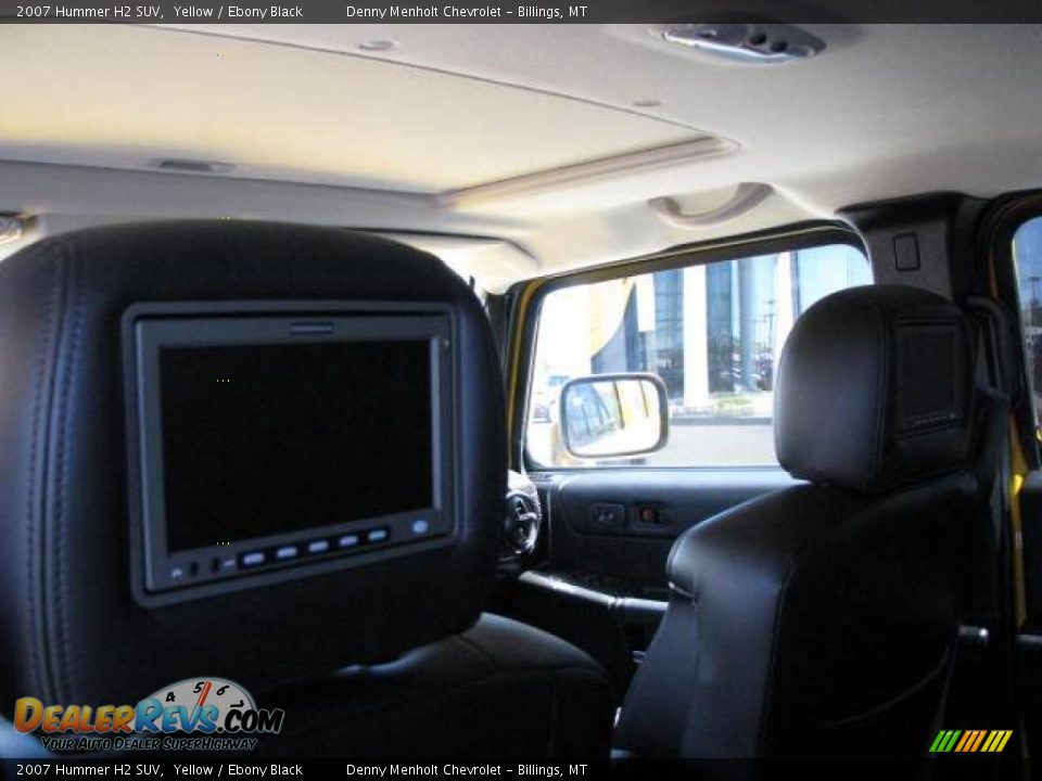 2007 Hummer H2 SUV Yellow / Ebony Black Photo #24