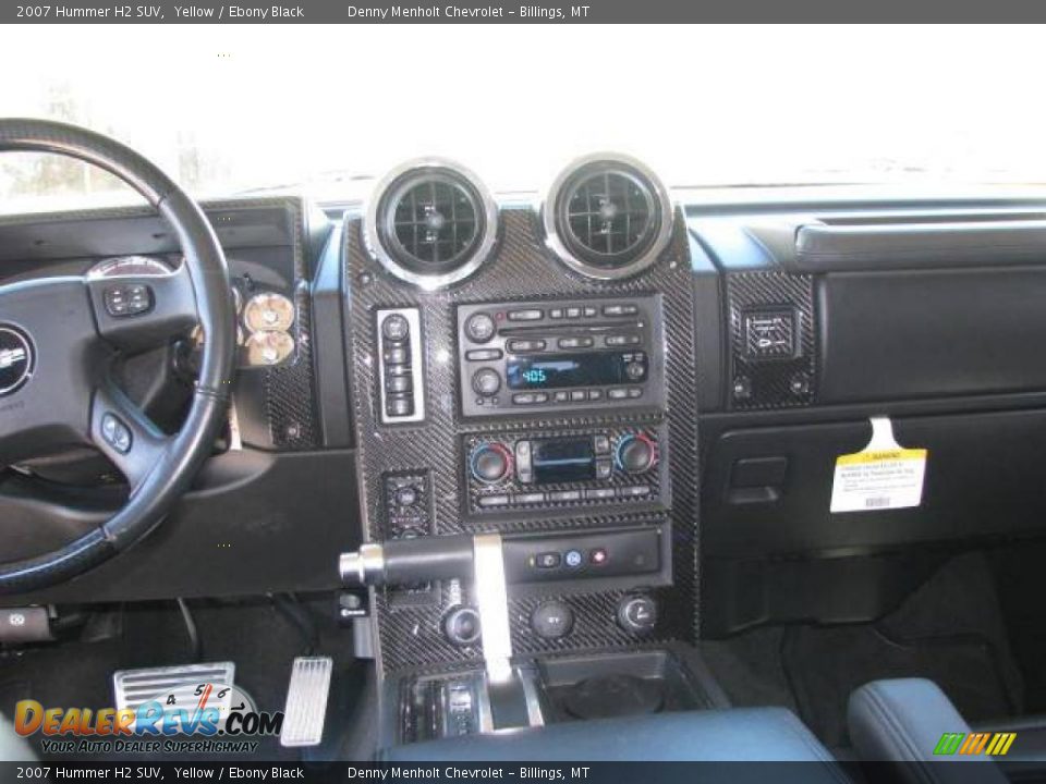 2007 Hummer H2 SUV Yellow / Ebony Black Photo #25