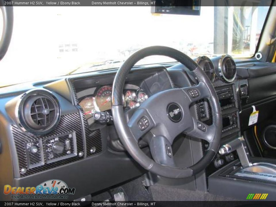 2007 Hummer H2 SUV Yellow / Ebony Black Photo #27