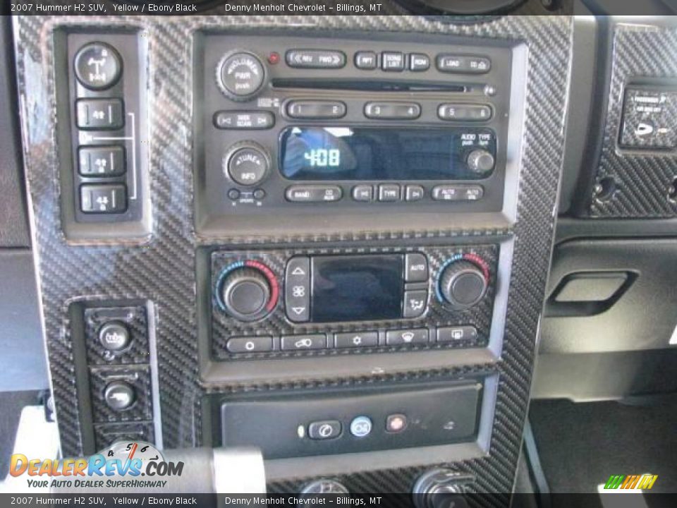 2007 Hummer H2 SUV Yellow / Ebony Black Photo #33