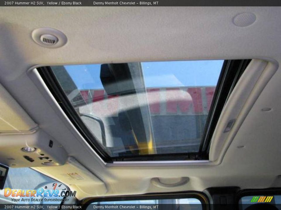 2007 Hummer H2 SUV Yellow / Ebony Black Photo #36