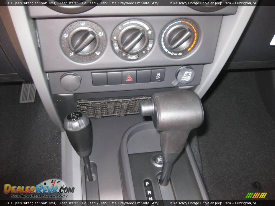 2010 Jeep Wrangler Sport 4x4 Deep Water Blue Pearl / Dark Slate Gray/Medium Slate Gray Photo #8