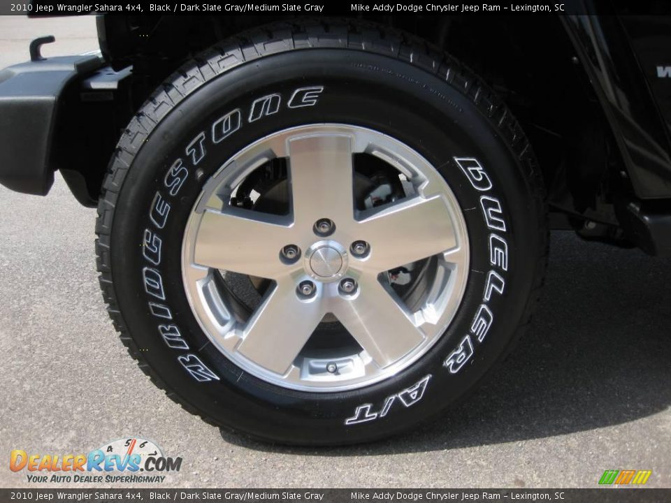 2010 Jeep Wrangler Sahara 4x4 Black / Dark Slate Gray/Medium Slate Gray Photo #10