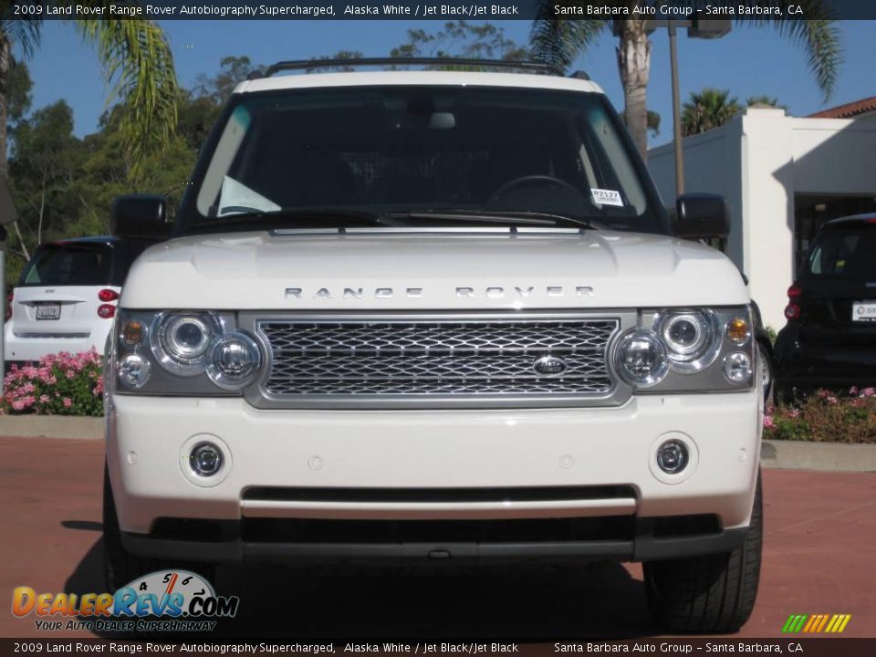 2009 Land Rover Range Rover Autobiography Supercharged Alaska White / Jet Black/Jet Black Photo #3