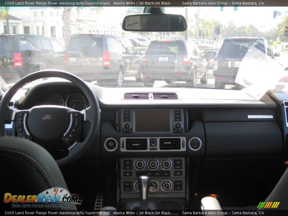 2009 Land Rover Range Rover Autobiography Supercharged Alaska White / Jet Black/Jet Black Photo #8