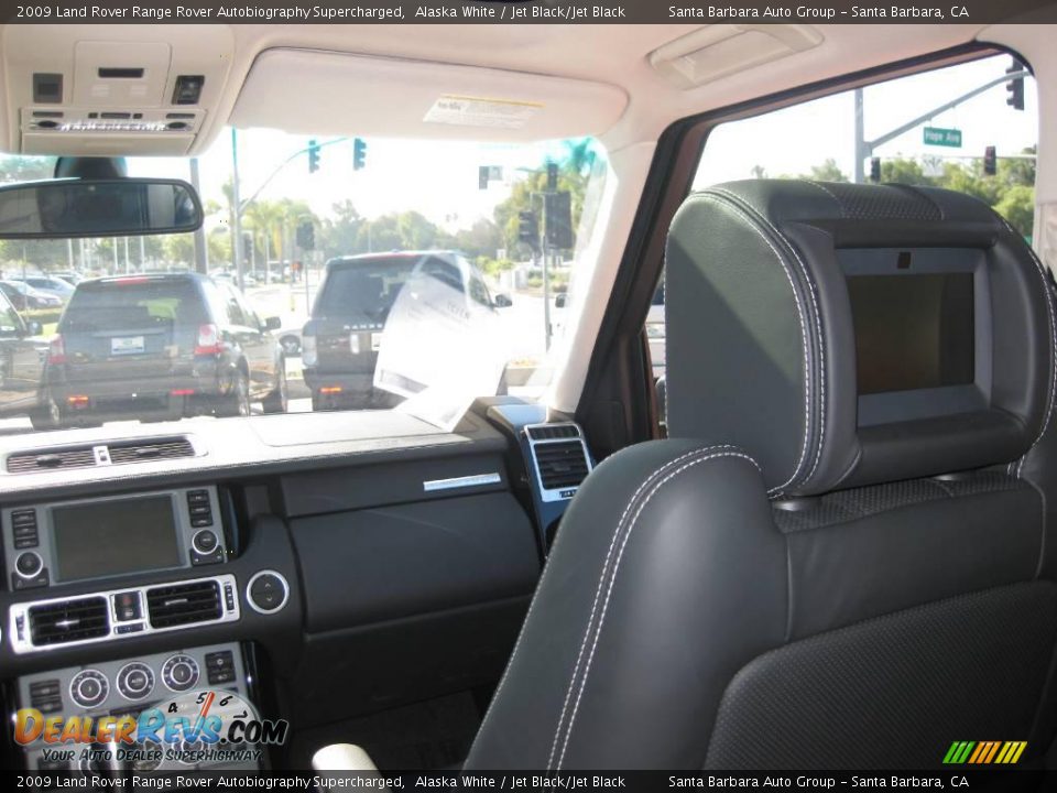 2009 Land Rover Range Rover Autobiography Supercharged Alaska White / Jet Black/Jet Black Photo #10