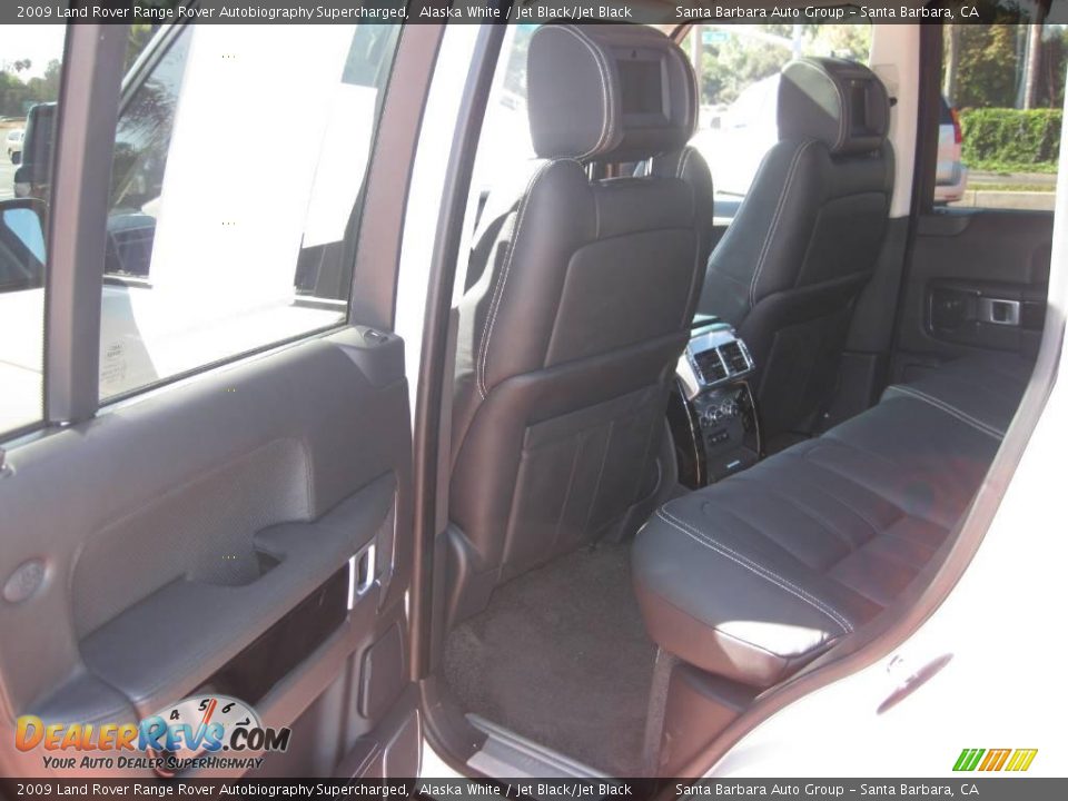 2009 Land Rover Range Rover Autobiography Supercharged Alaska White / Jet Black/Jet Black Photo #12