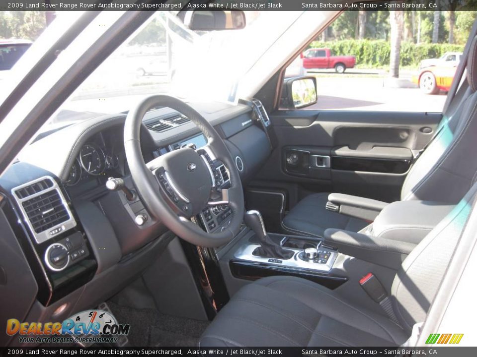 2009 Land Rover Range Rover Autobiography Supercharged Alaska White / Jet Black/Jet Black Photo #15