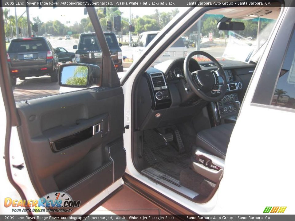 2009 Land Rover Range Rover Autobiography Supercharged Alaska White / Jet Black/Jet Black Photo #16