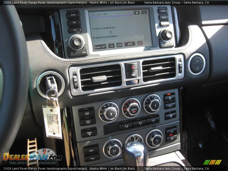 2009 Land Rover Range Rover Autobiography Supercharged Alaska White / Jet Black/Jet Black Photo #17