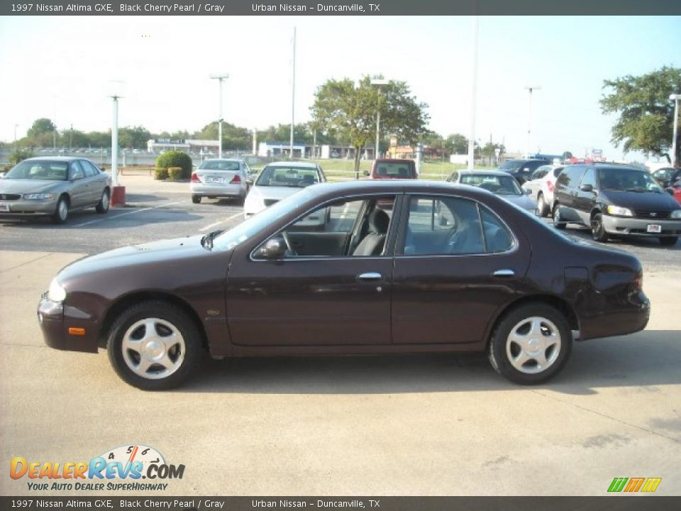 1997 Nissan Altima GXE Black Cherry Pearl / Gray Photo #1