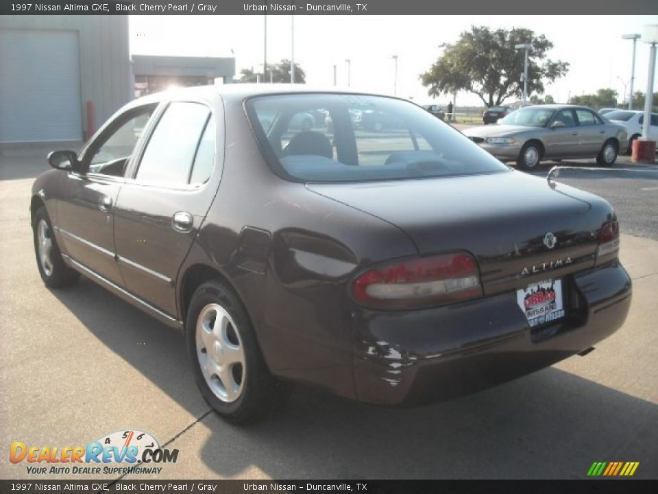 1997 Nissan Altima GXE Black Cherry Pearl / Gray Photo #6