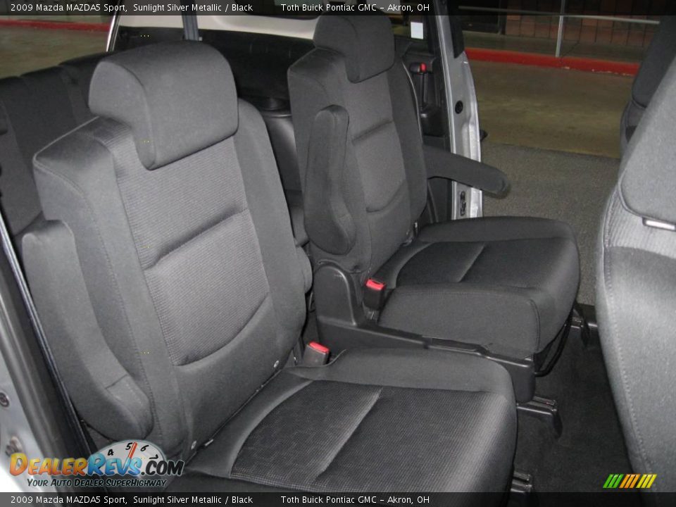 2009 Mazda MAZDA5 Sport Sunlight Silver Metallic / Black Photo #11